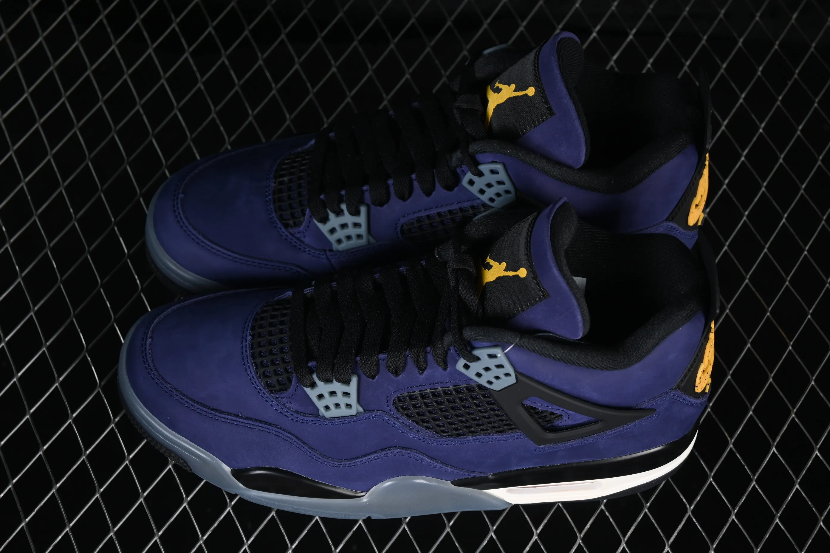 All categories Air Jordan Jordan series basketball shoes Air Jordan 4 GX foreign trade version Air Jordan 4 Retro "Lakers" AJ4 Joe 4 Lakers Purple Gold FV5029-500